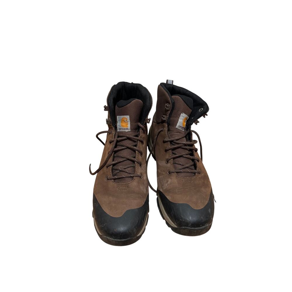Carhartt Brown Leather Men's Work Boots Size 11 - Picture 3 of 11